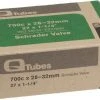 Q-Tubes Schrader Valve Bike Tube PARTS / ACCESSORIES