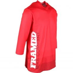 Framed Gradient 3/4 Sleeve Bike Jersey Mens CLOTHING