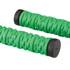 GT DOHC Dual Slip-On BMX Grips Green/Black 140mm